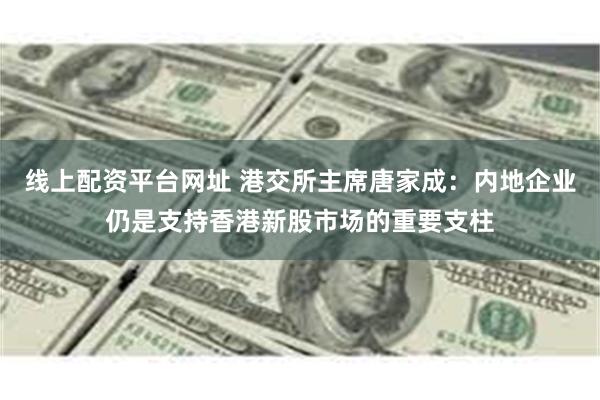 线上配资平台网址 港交所主席唐家成：内地企业仍是支持香港新股市场的重要支柱