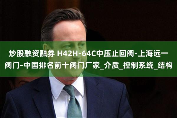炒股融资融券 H42H-64C中压止回阀-上海远一阀门-中国排名前十阀门厂家_介质_控制系统_结构
